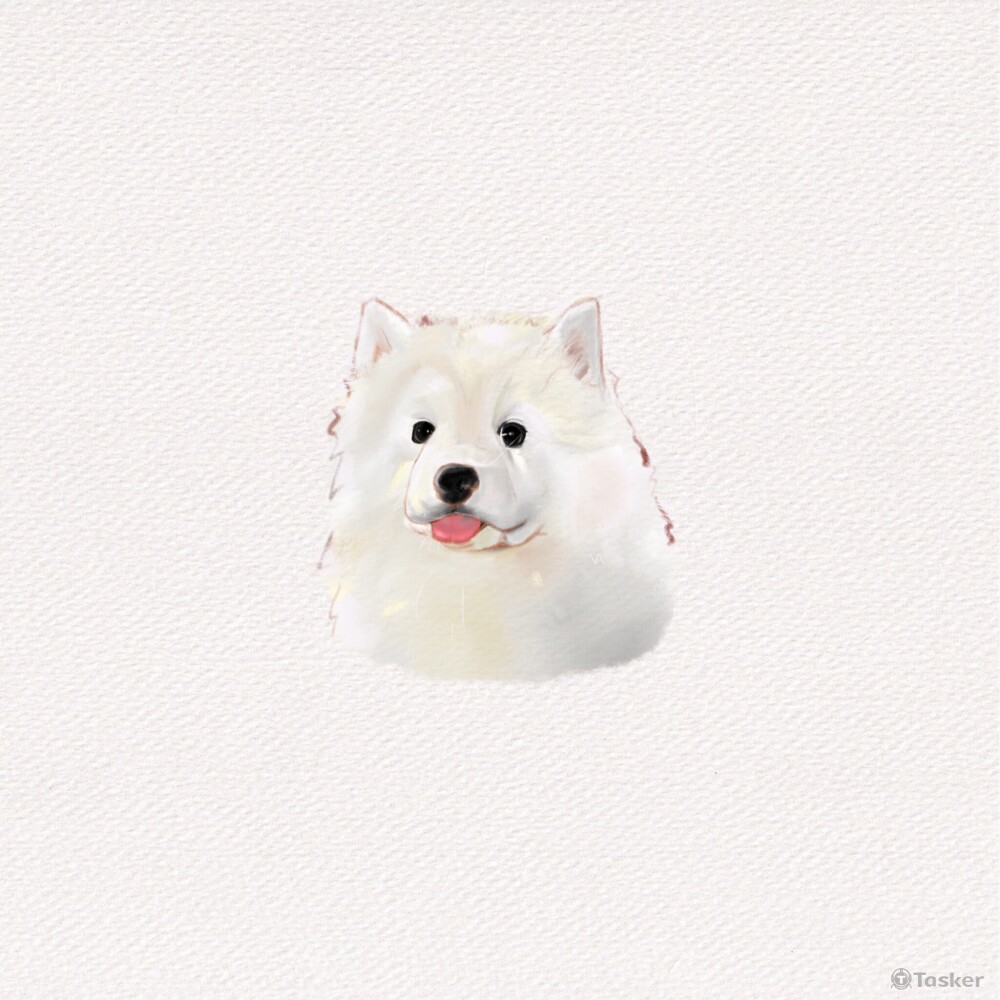 呆萌的耶耶_ipad手繪風