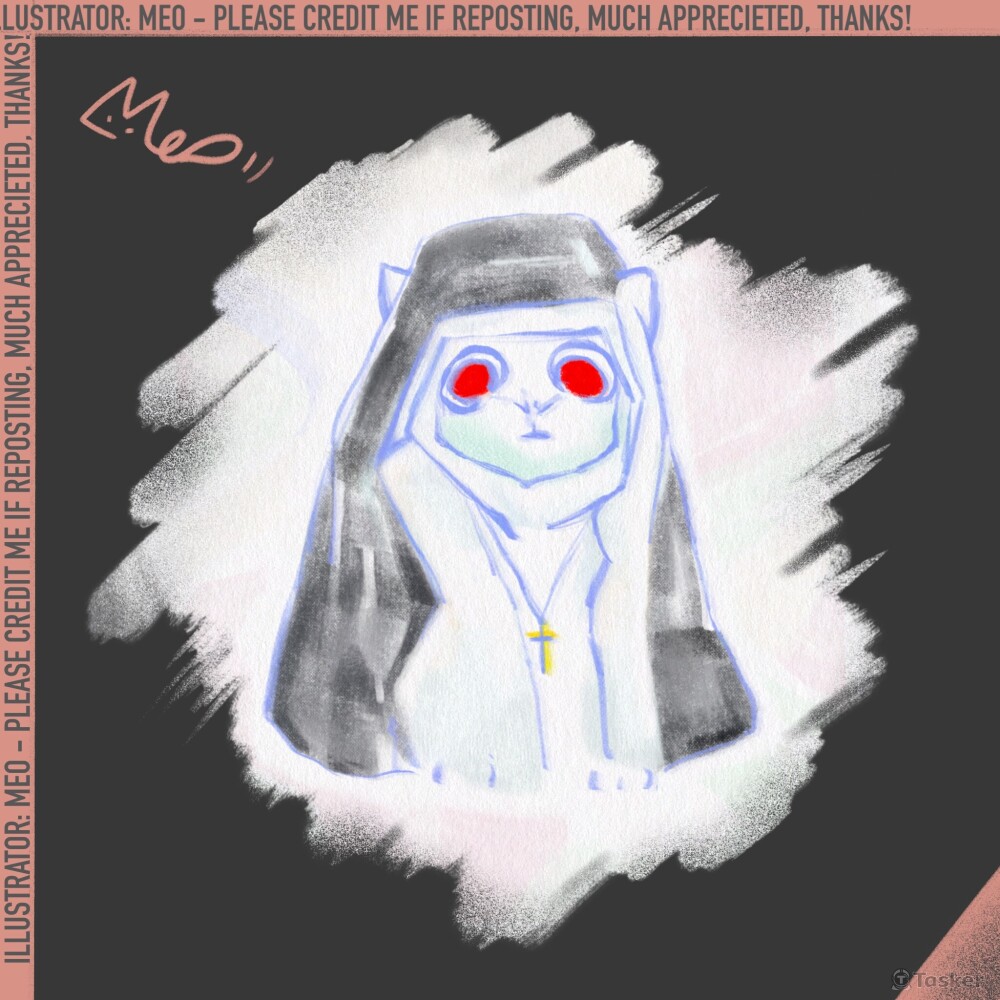 修女喵喵_ipad手繪風