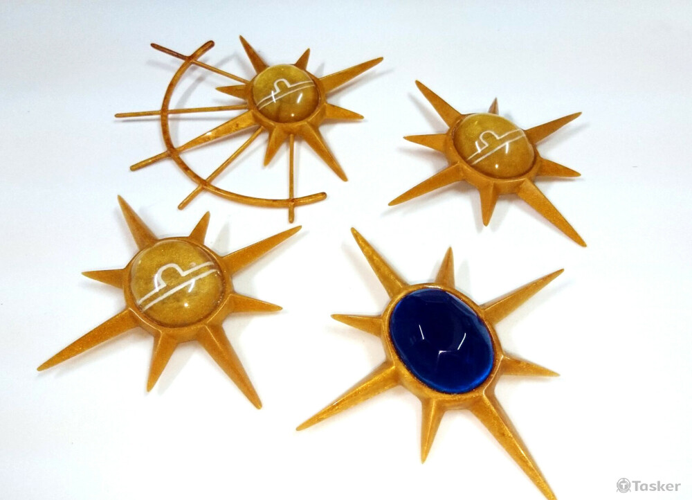 委託案，純手作作品，研究圖片、捏模、翻模、灌模、打磨、拋光