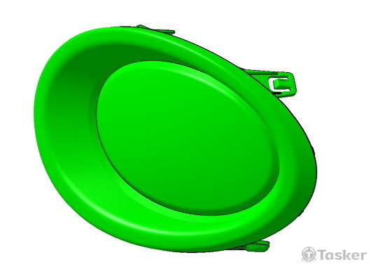 逆向建模_霧燈飾蓋_2