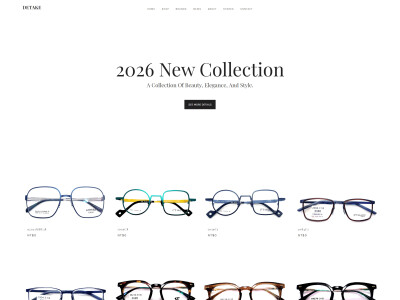 【極簡風網頁設計】鏡框廠商 DETAKE 鼎天
