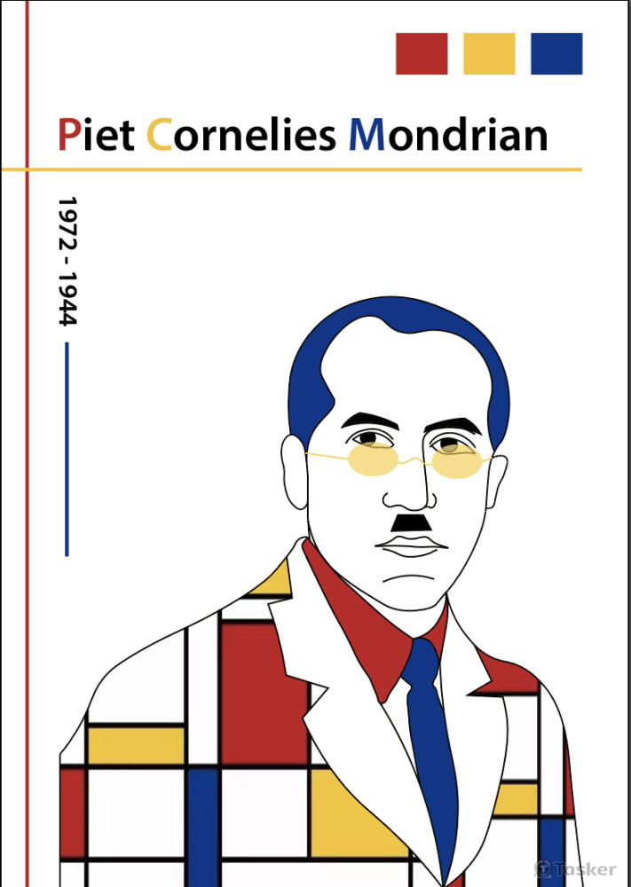 蒙德里安海報設計