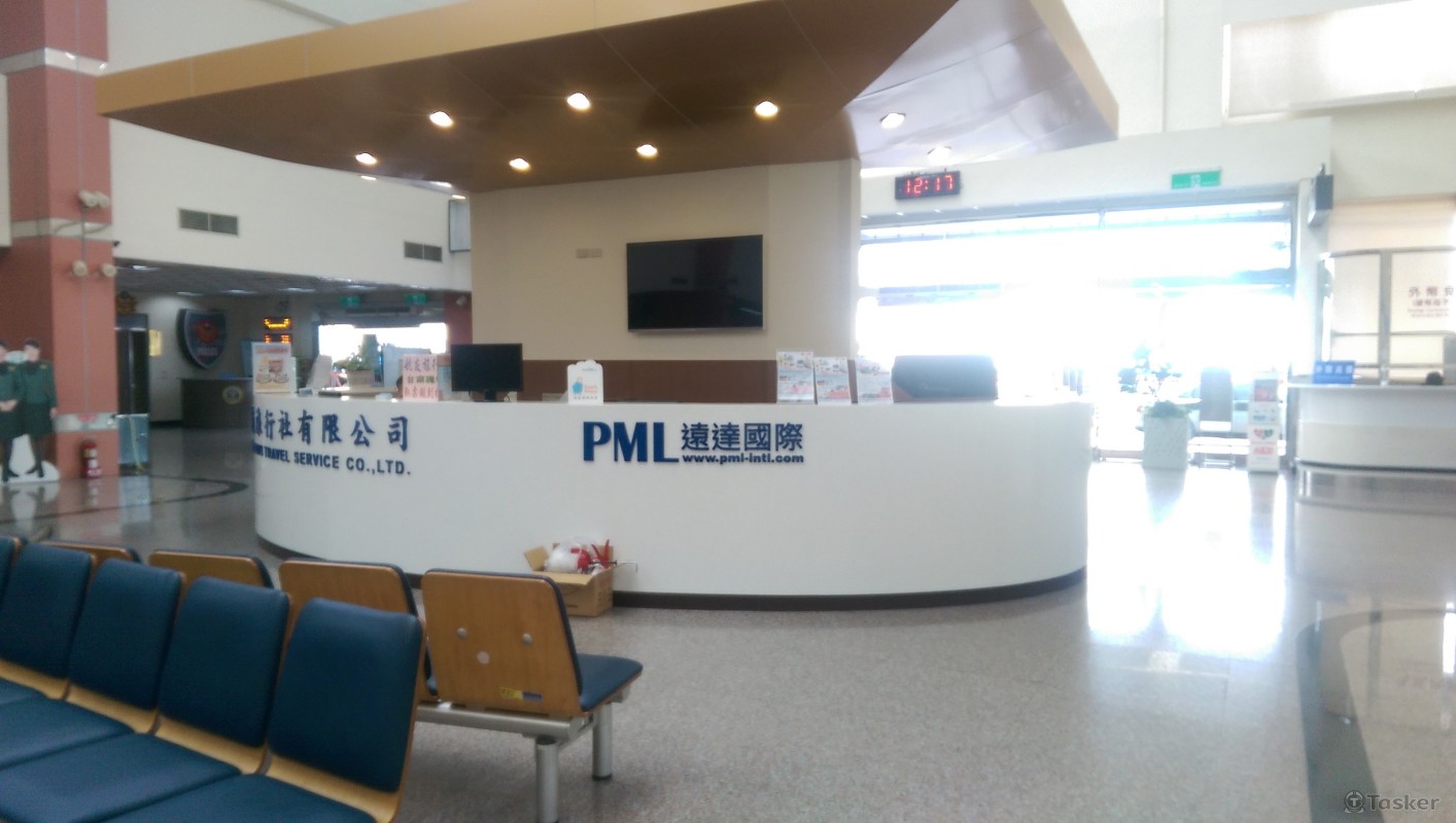 台南機場櫃檯壓克力水晶字