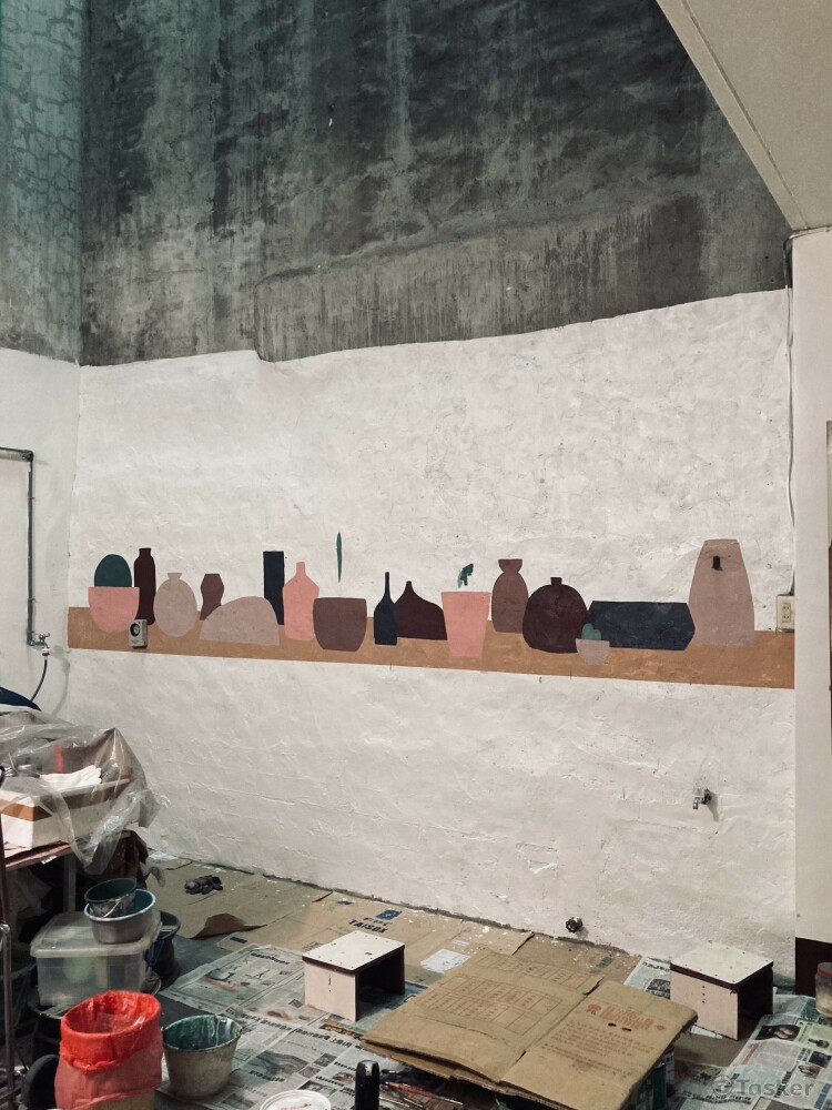 天井中庭（晚上）