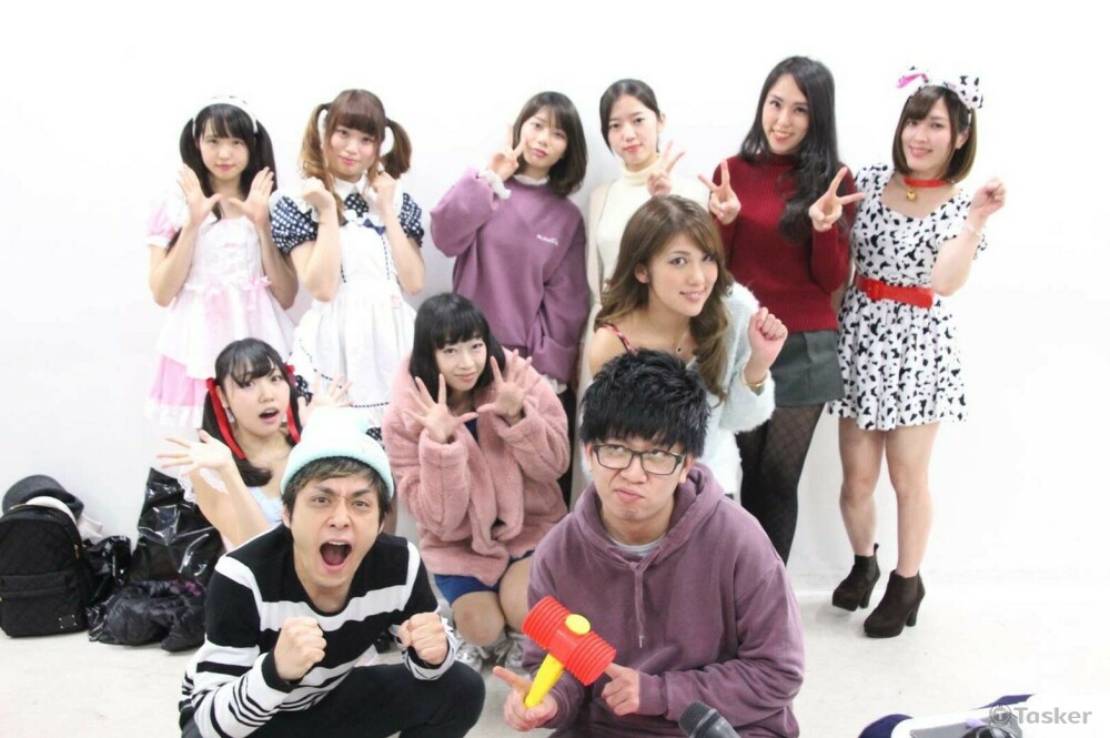 日本電視節目拍攝之事前合照