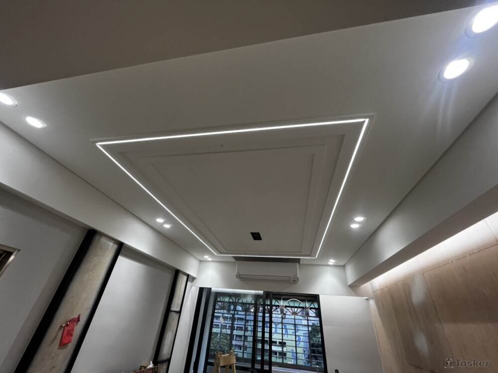 點亮後直接提升客廳亮度