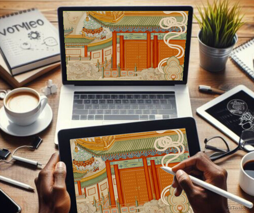 # 電繪 AI 視覺 IPAD 整合設計 · 平面創意設計 · # 插畫/漫畫