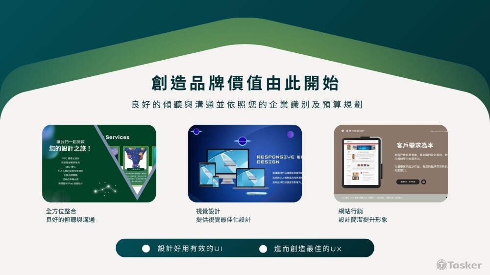 一頁式網站主題設計 · 切版 · # RWD 響應式網頁設計 · #網頁版型設計