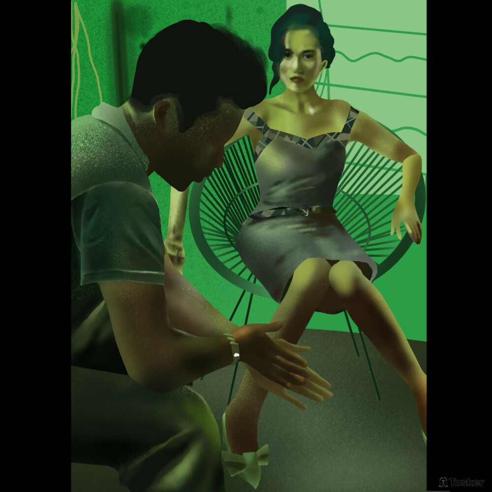 港式復古電影插畫_世界