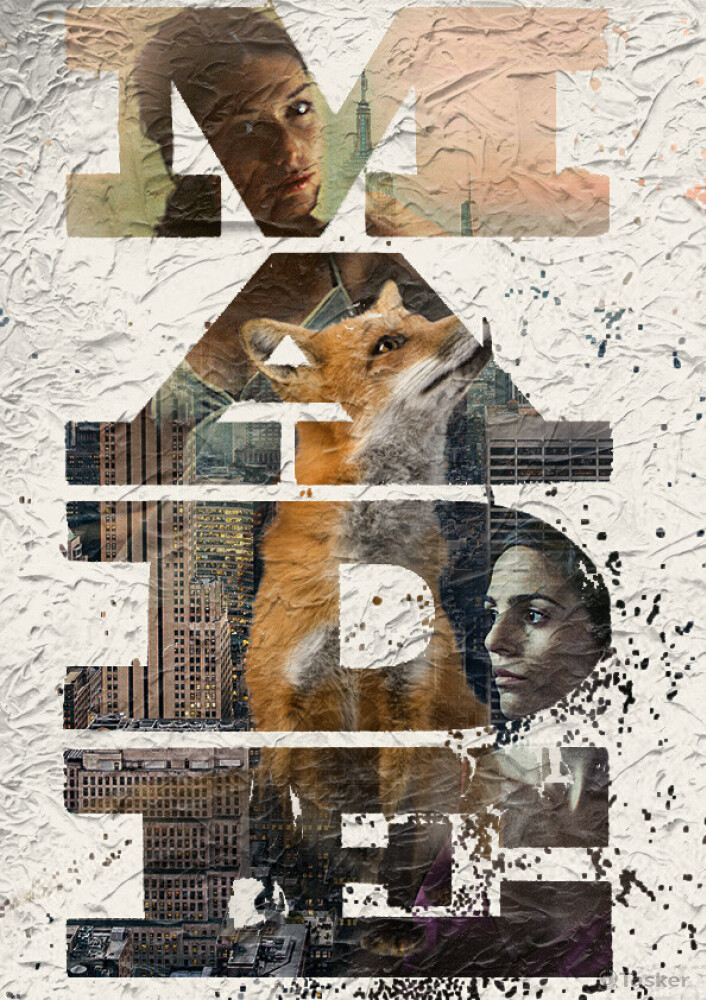 仿電影海報設計