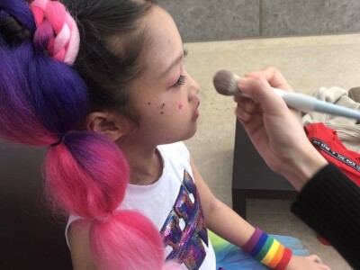 兒童滑冰、舞蹈妝髮