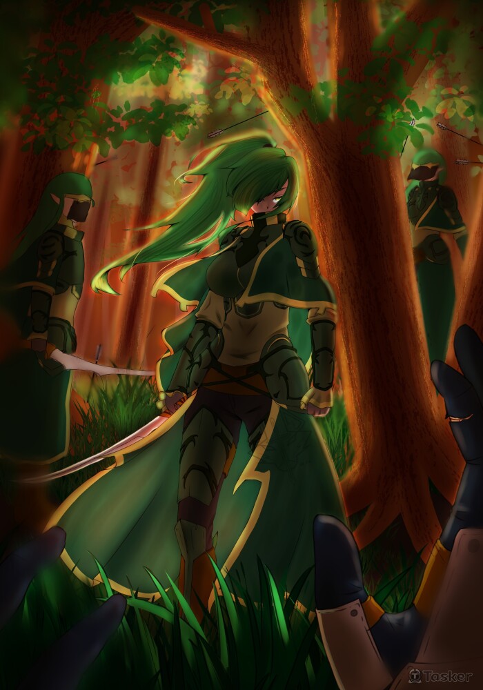 蕾曦娜．歐卡(前期形象圖)