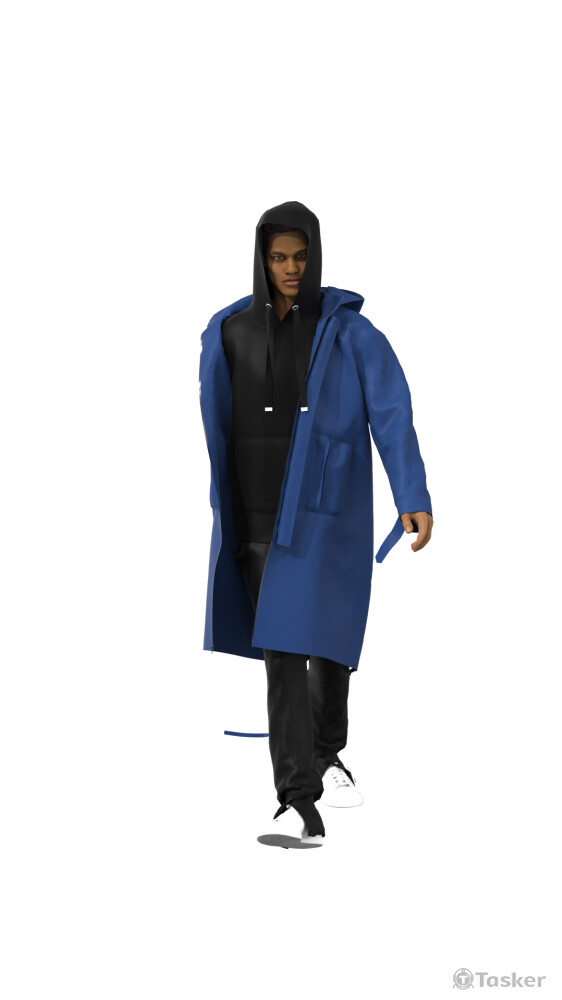 Coat & Hoodie 3D Presentation