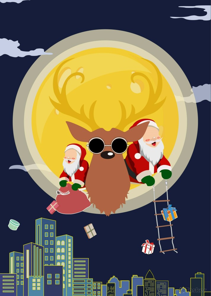 2020年 聖誕節賀卡