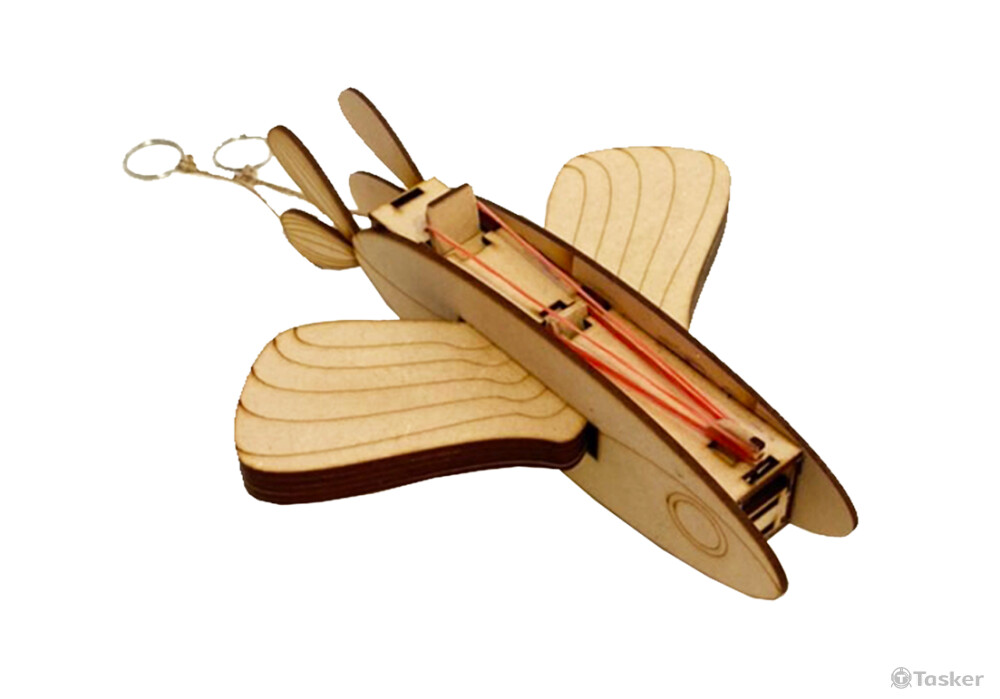 飛魚一號橡皮筋發射器