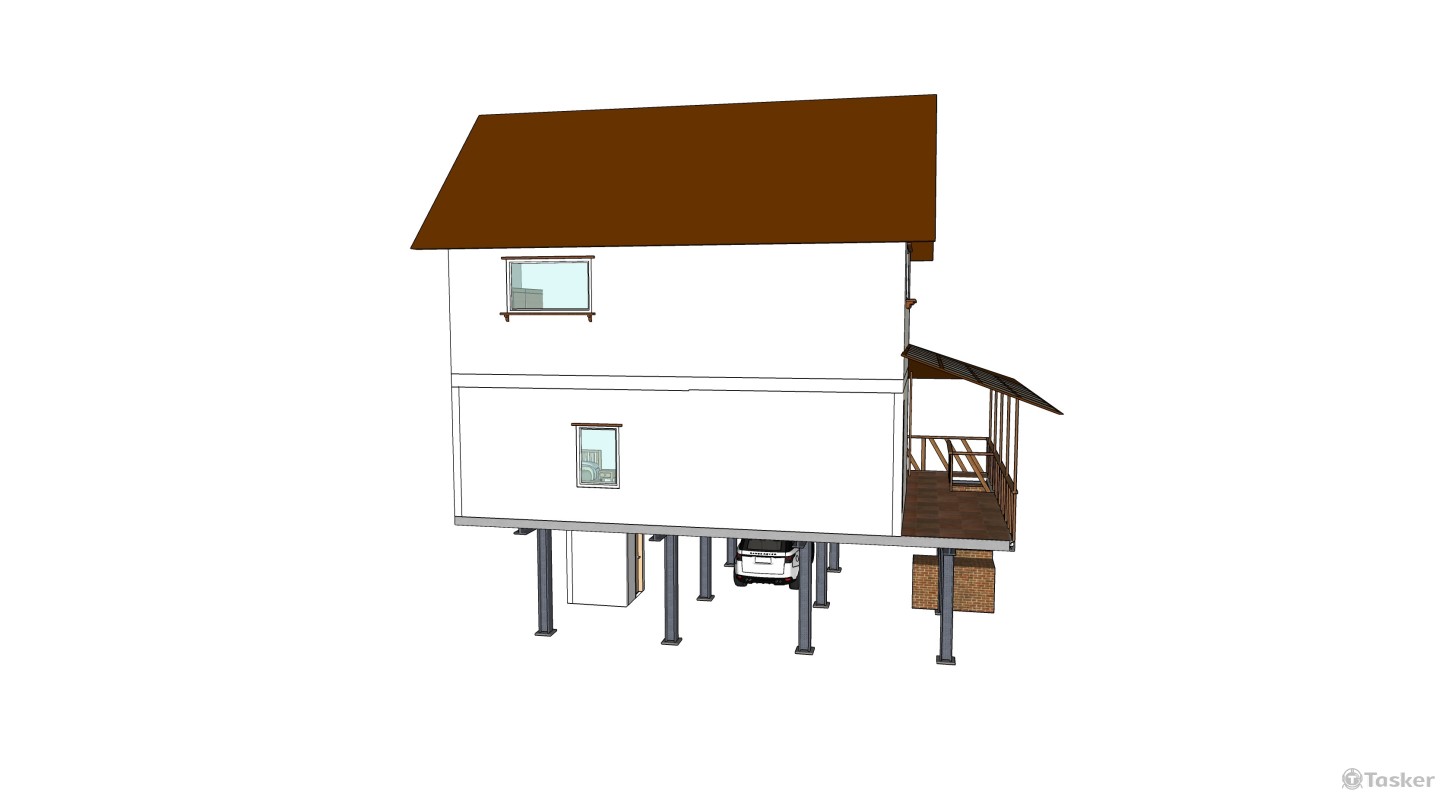 3D實況預覽圖-後側視圖