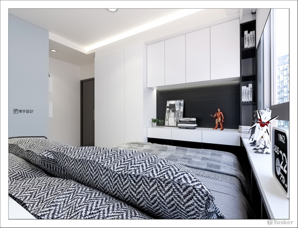 男孩房A衣櫃置物櫃