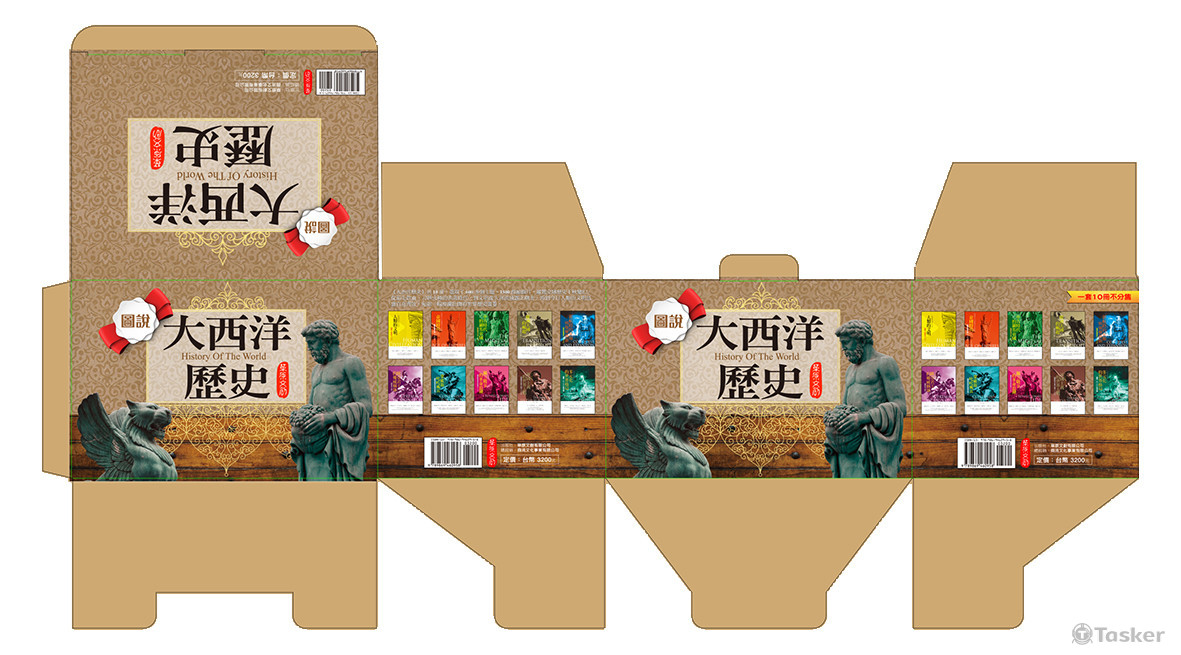 紙盒設計-大西洋歷史