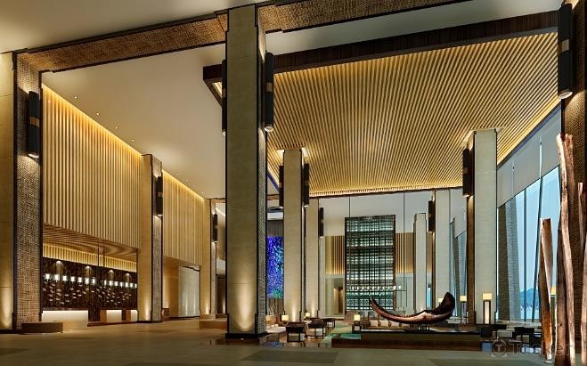 五星飯店3d效果圖9