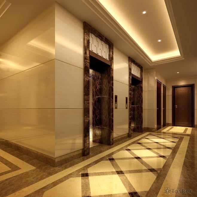 電梯廊道3d效果圖4