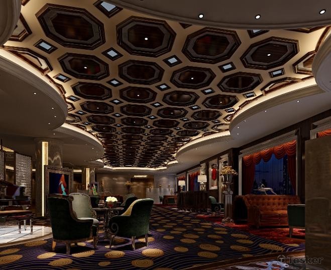 五星飯店3d效果圖12
