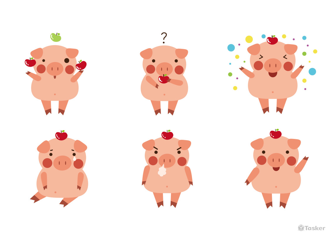 Apple PIG 貼圖