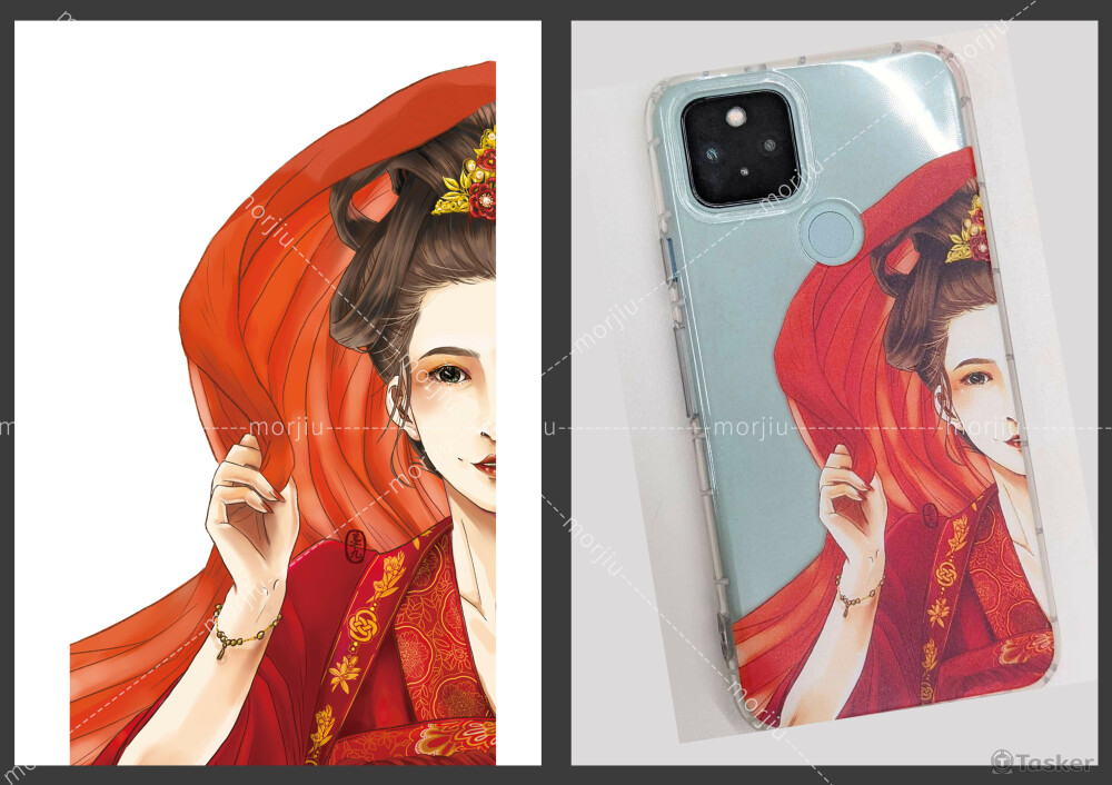 嫁(古風手機殼設計)