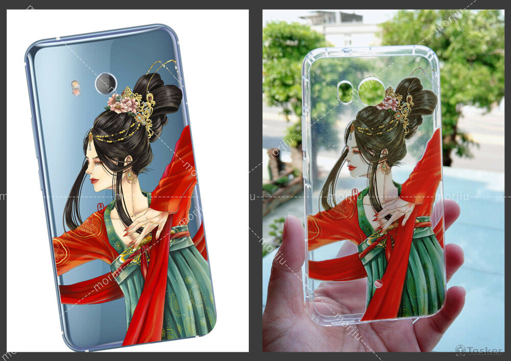 長安姑娘(古風手機殼設計)