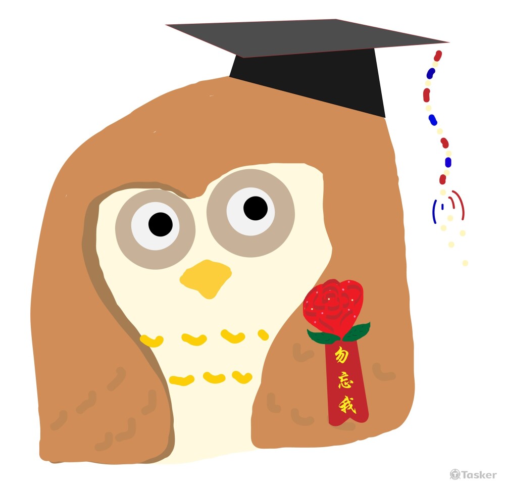 畢業小物的logo圖，可販售