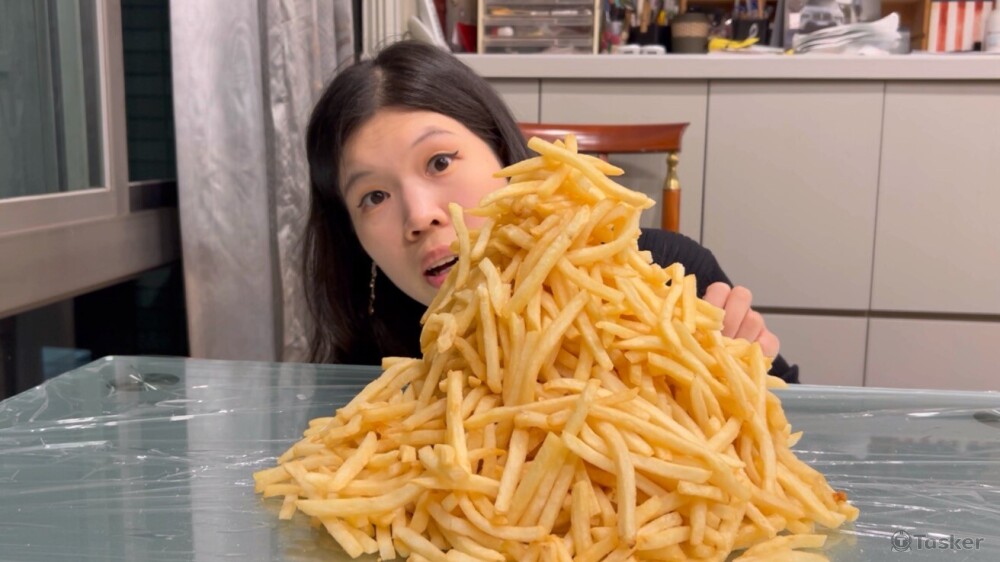 薯條15人份挑戰