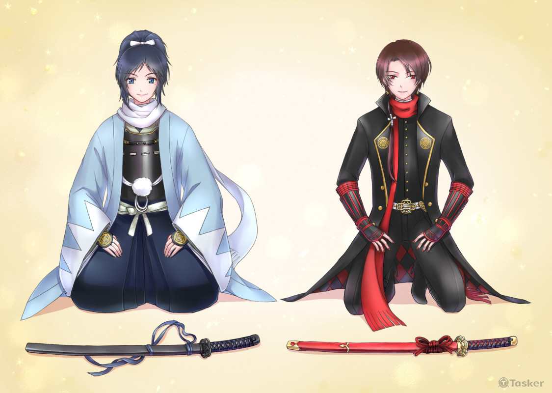 二次創作-刀劍亂舞 沖田組正坐