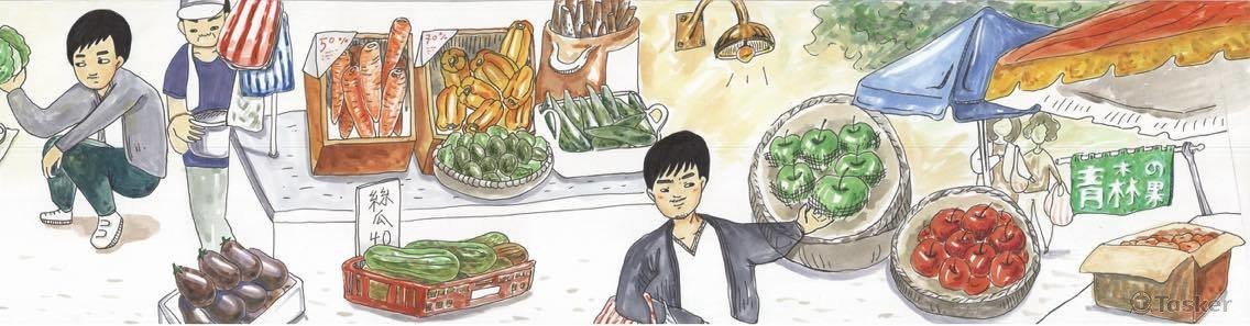 量身訂作店內插畫大圖設計06