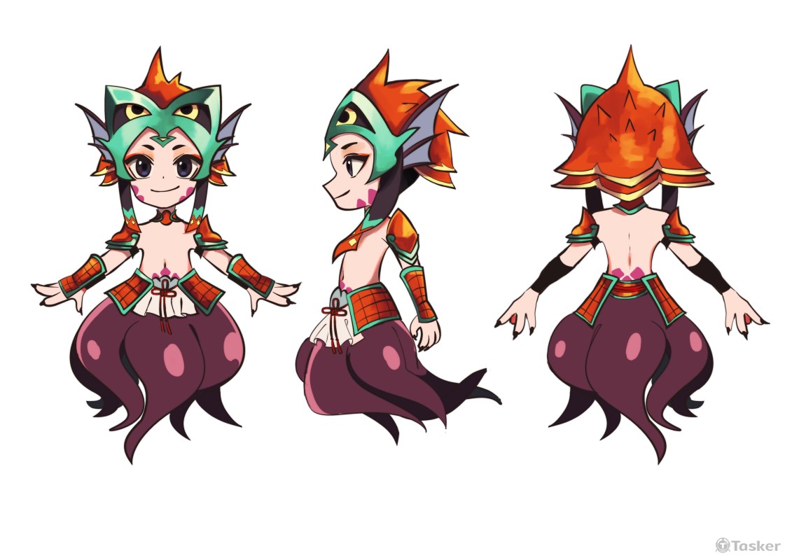 中國風海妖_三視圖