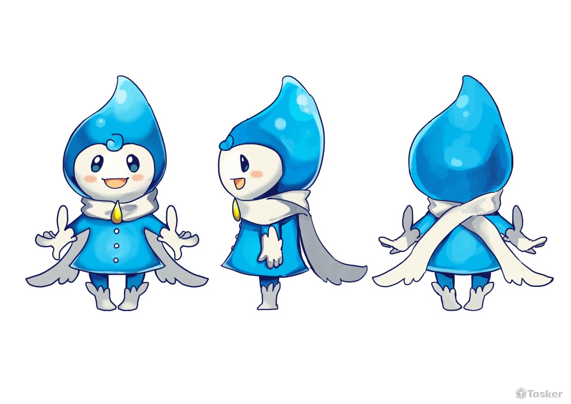 水滴寶寶_三視圖