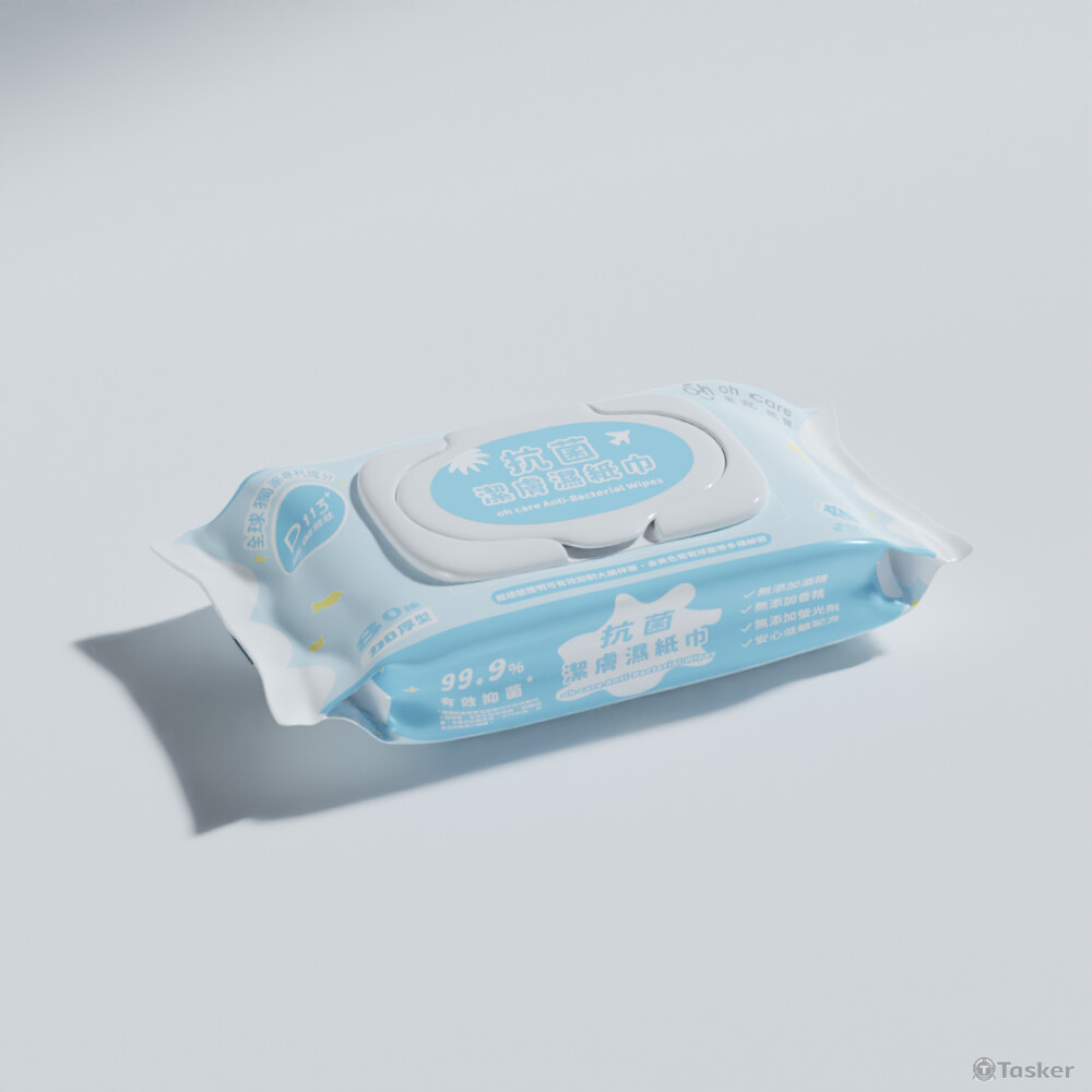 產品開發 濕紙巾外包裝設計