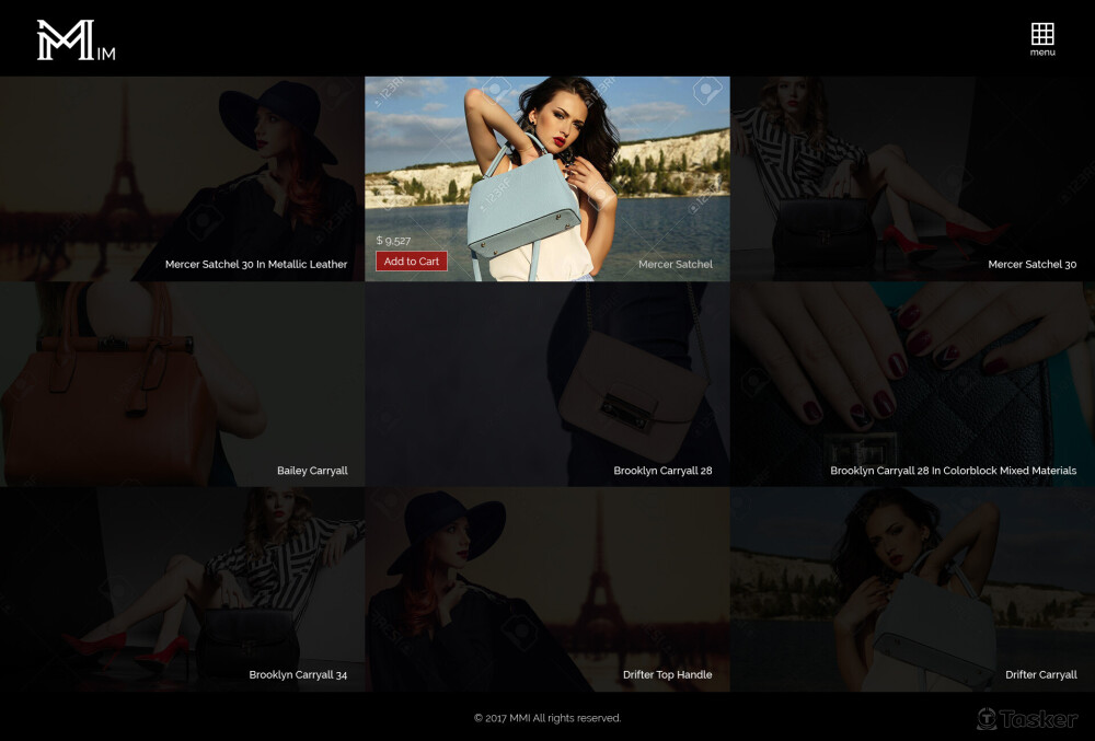 MIM 精品包網站設計