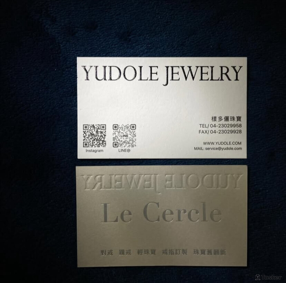 Yudole Jewelry名片設計 by K.Kstudio.design