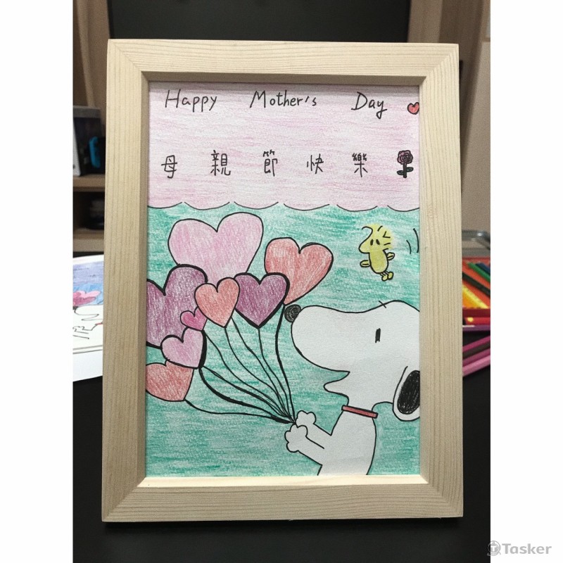 母親節卡片(二創)