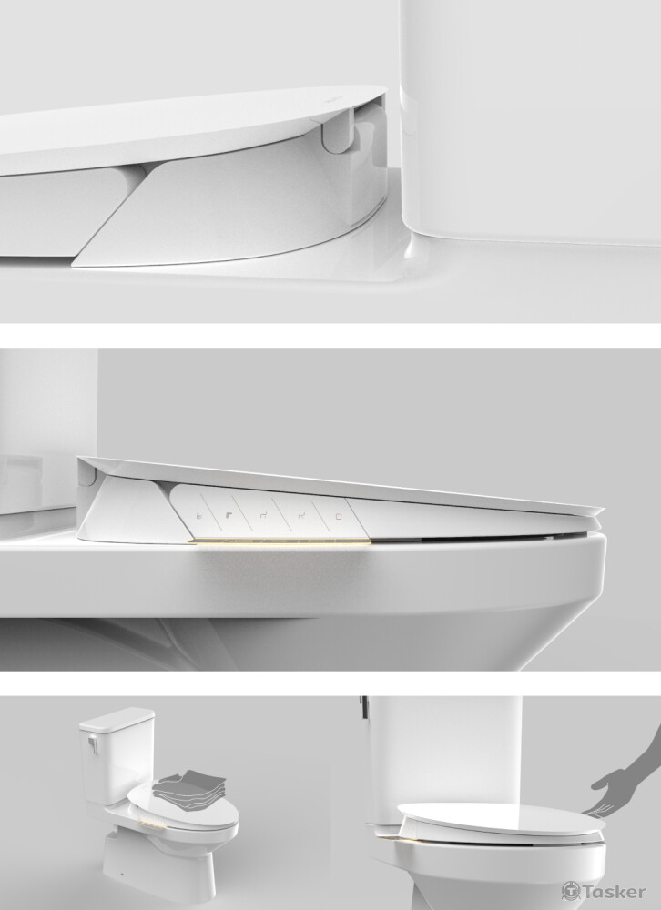 少量五顆按鈕設計，取代以往複雜控制，精簡更貼近日常。