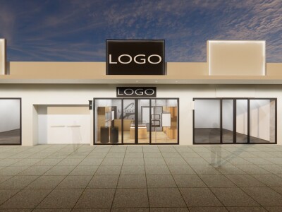 Outlet 專櫃3D繪製