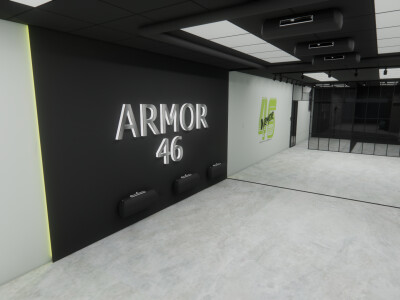 汽車美容店設計及3D繪製