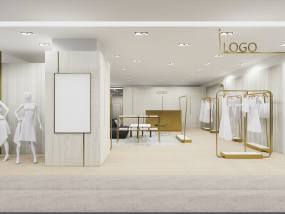 服飾專櫃3D繪製