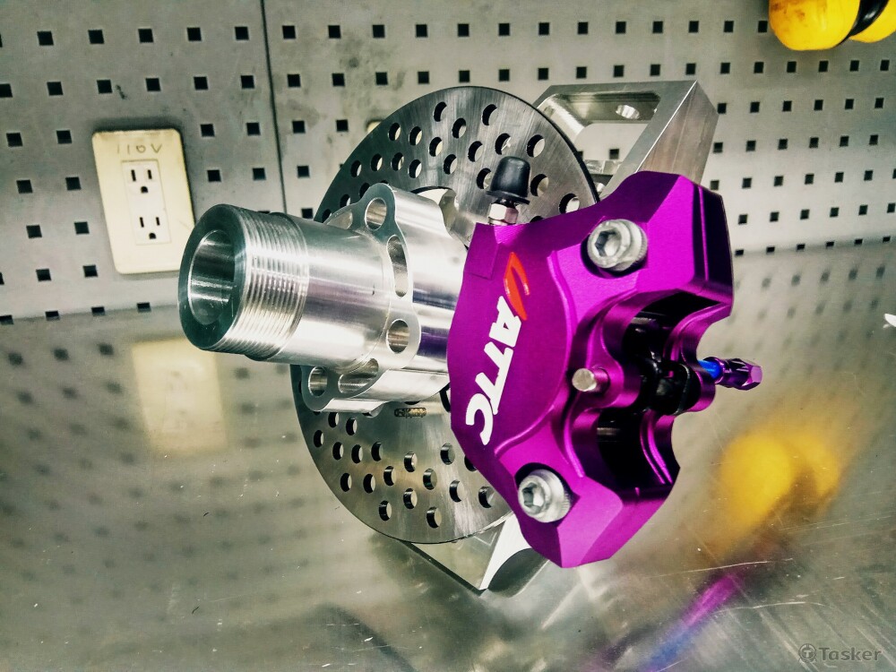 輪組零件實體組合