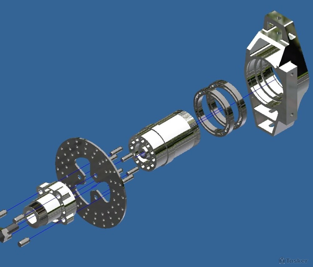 輪組零件爆炸圖