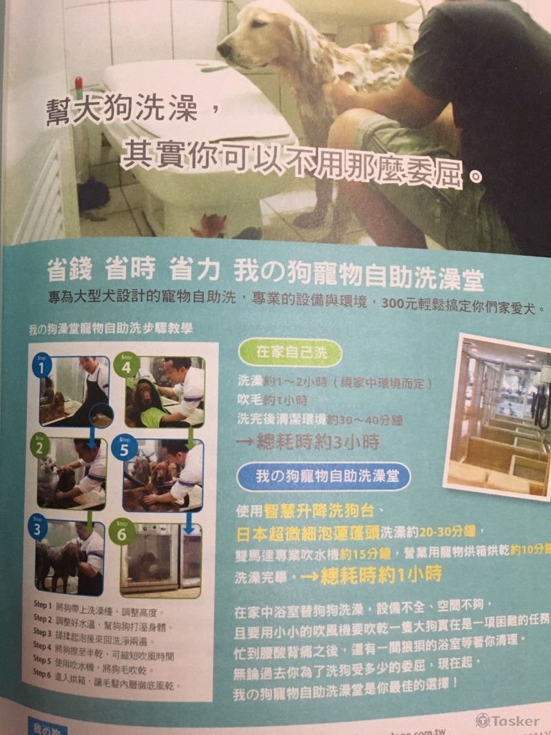 我的狗寵物澡堂廣告文案