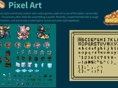 Pixel art, UI