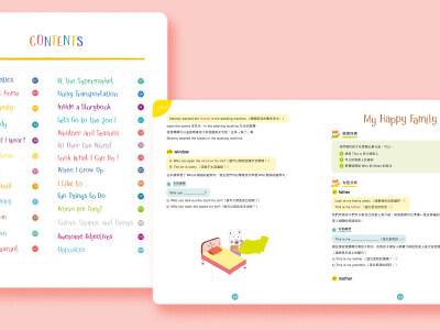 英文點讀書內頁編排