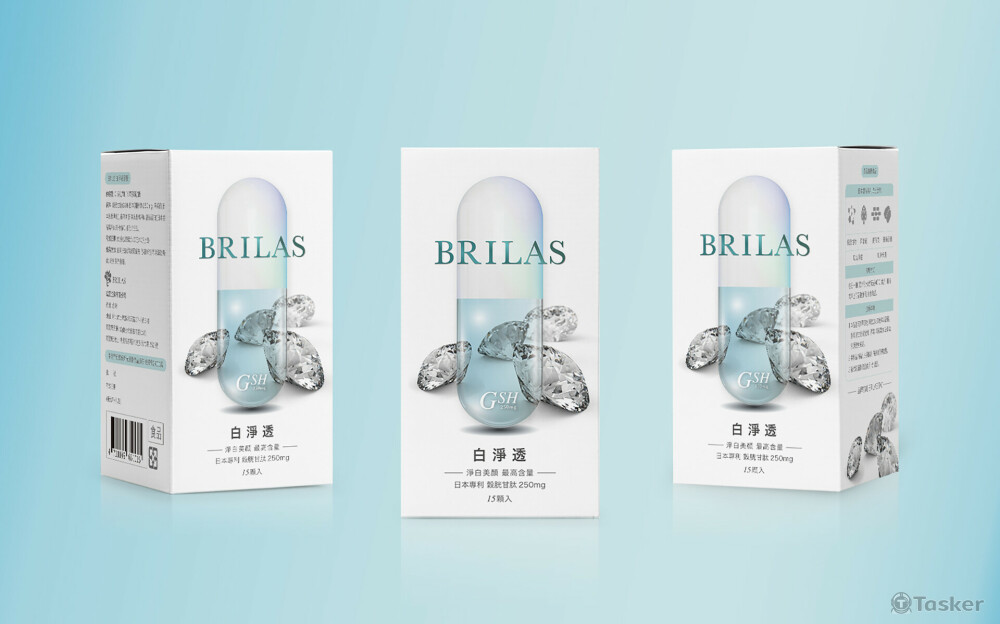 BRILAS_美容膠囊包裝設計