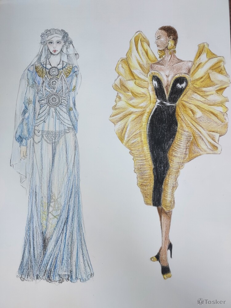 IG:to_.ma_to._ 服裝插畫