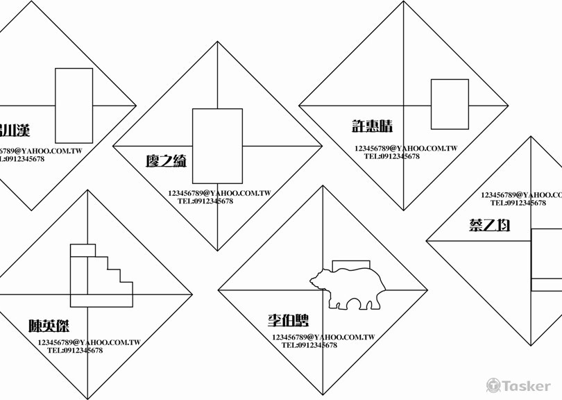 熊手作品牌行銷名片設計